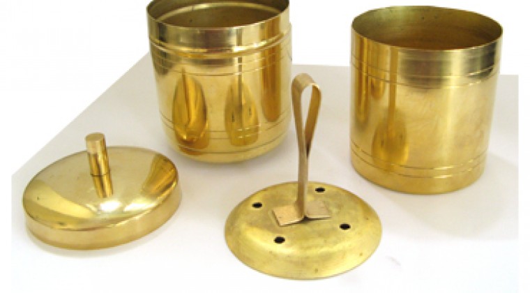 Indian Brass Coffee Filter Parts